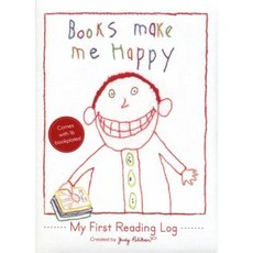 Books Make Me Happy: My First Reading Log [With 16 Bookplates] Hardcover, Workman Publishing