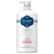 피앤지 아이보리 바디워시 클렌징 스위트피&릴리향 펌프 포함 16.9OZ, 500ml, 1개