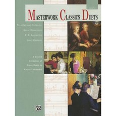 Masterwork Classics Duets Level 4: A Graded Collection of Piano Duets by Master Composers Paperback, Alfred Music