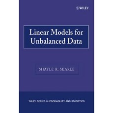 Linear Models for Unbalanced Data Paperback, Wiley-Interscience
