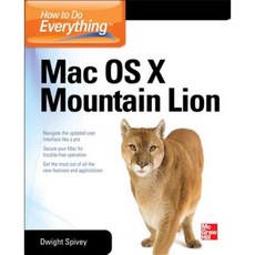 How to Do Everything Mac OS X Mountain Lion Paperback, McGraw-Hill Education