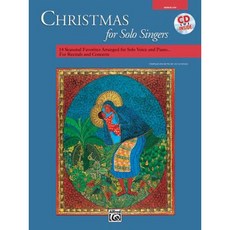 Christmas for Solo Singers: Medium Low Voice Book & CD Paperback, Alfred Music