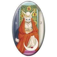 Tarot of the White Cats the High Priestess Magnet Other, Llewellyn Publications