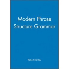 Modern Phrase Structure Grammar: Out of Our Ancient Society Paperback, Wiley-Blackwell