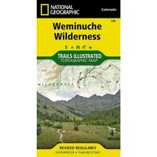Weminuche Wilderness Folded, National Geographic Maps
