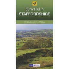 斯塔福德郡 50 次步行：2-10 英里的 50 次步行平裝本, AA出版
