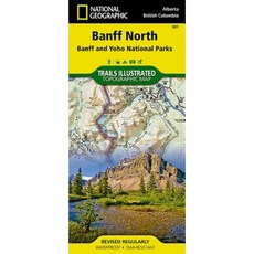 Banff North [Banff and Yoho National Parks] Folded, National Geographic Maps