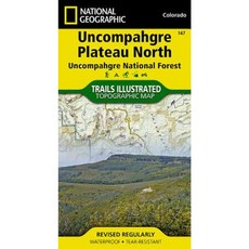 Uncompahgre Plateau North [Uncompahgre National Forest] Folded, National Geographic Maps
