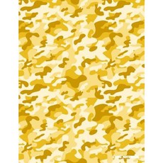 Camo Notebook: Gold Camouflage 144 Pages Paperback, Createspace Independent Publishing Platform