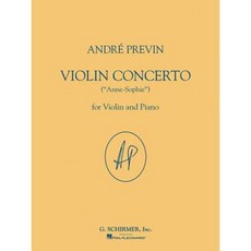 Andre Previn: Violin Concerto "Anne-Sophie" Paperback, G. Schirmer