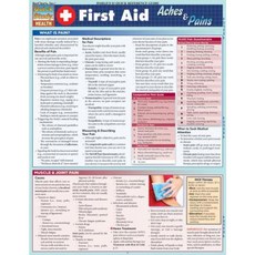 First Aid: Aches & Pains Hardcover, Quickstudy Reference Guides