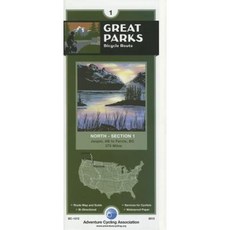 Great Parks North Bicycle Route #1: Jasper Alberta - Fernie British Columbia (373 Miles) Folded, Adventure Cycling Association
