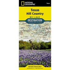 Texas Hill Country Destination Touring Map & Guide Folded, National Geographic Maps