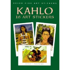 Kahlo: 16 Art Stickers Paperback, Dover Publications