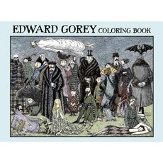 Edward Gorey Coloring Book Hardcover, Pomegranate Communications