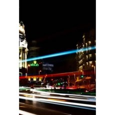 Notebook Madrid Spain Urban Landscape at Night Paperback, Createspace Independent Publishing Platform