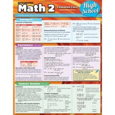 Math 2 Common Core 10th Grade: Integrated Other, Quickstudy Reference Guides