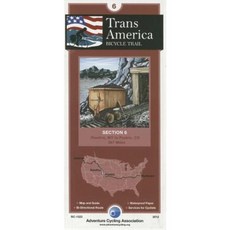 Transamerica Bicycle Trail #6: Rawlins Wyoming - Pueblo Colorado (387 Miles) Folded, Adventure Cycling Association