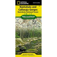 Nantahala and Cullasaja Gorges [Nantahala National Forest] Folded, National Geographic Maps