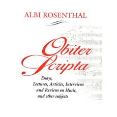Obiter Scripta: Essays Lectures Articles Interviews and Reviews on Music and Other Subjects Paperback, Scarecrow Press
