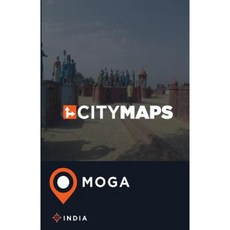 印度莫加城市地圖平裝本, Createspace獨立發布平台