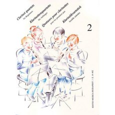 Clarinet Quartets for Beginners Volume 2 Paperback, Editio Musica Budapest
