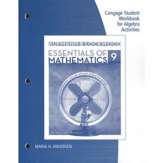 Essentials of Mathematics: An Applied Approach: Cengage Student Workbook for Algebra Activities Paperback, Thomson Brooks/Cole