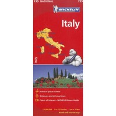 Michelin Italy Map 735 Folded, Michelin Travel Publications