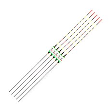 Narye釣魚浮標綠色電子浮標 小, 混色, 5個