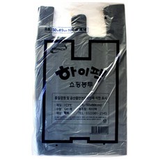 Hi-Pack 購物袋 6號 黑色 100入, 1個