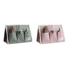 마켓감성 도트 3포켓 티슈케이스 2개입, 랜덤 발송