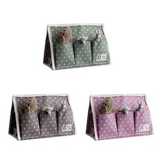 마켓감성 도트 3포켓 티슈케이스 3개입, 랜덤 발송