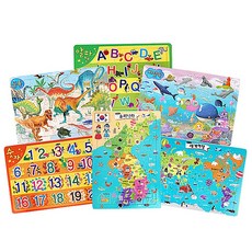 Geurinkijeu EQ IQ 底板拼圖 6款, 1套, 280片