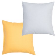 Ein Haus 牛津142坐墊2p, 肉色，淺藍色