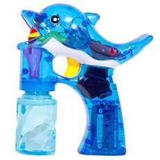 에스케이토이즈 해피돌 크리스탈 자동 버블건, 블루, 1개