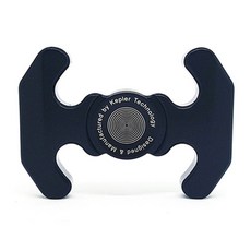 Minati Wow Kepler不鏽鋼指尖陀螺+收納盒, 黑色的