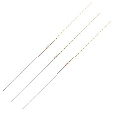 나루예 낚시찌 해주, 혼합 색상, 3개