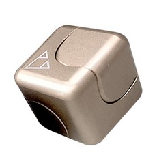 Minati Wow鋁合金PPC指尖陀螺方塊+收納盒, 黃金