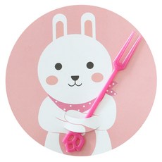황씨네도시락 머핀컵 포장덮개, 토끼, 100개입