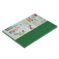 종이문화 친환경 양면색상지 No40 초록, 60매