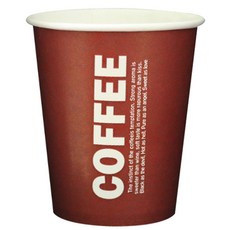 로앤그린 투고팩 커피브라운 종이컵 300ml(10온스), 1개입, 50개