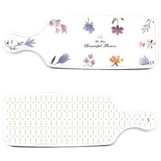 로엠디자인 盛菜砧板 2p 粉彩圖案花朵組, 粉彩圖案花朵, 簡約圖案, 1套