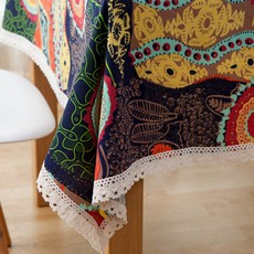 ELP Korea 美式迪昂 TC桌巾, 混合顏色, 90 x 140 cm, 1個