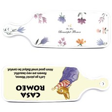 Roem Design 上菜砧板 2入 粉彩圖案花朵套組, 粉彩圖案花朵, 卡薩羅密歐, 1套