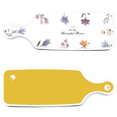 Loem Design 上菜砧板 2入 粉彩圖案花朵組, 粉彩圖案花卉, 萊姆, 1套