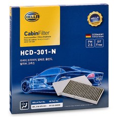 FORVIA HELLA 車用空調濾網, 1個, HCD-301-N