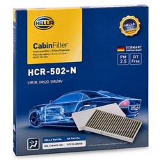 헬라 차량용 에어컨필터, HCR-502-N(구형 SM5), 1개
