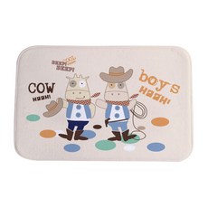 아울리빙 목장 동물들 주방 발매트, A