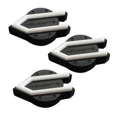 닥쏘오토 카컴 컨셉토 디자인 엠블럼 번호판 볼트 3p 세트, 화이트, 1세트