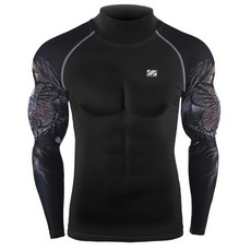 Zipravs 男款半領長袖內搭衣 ZCBS-7